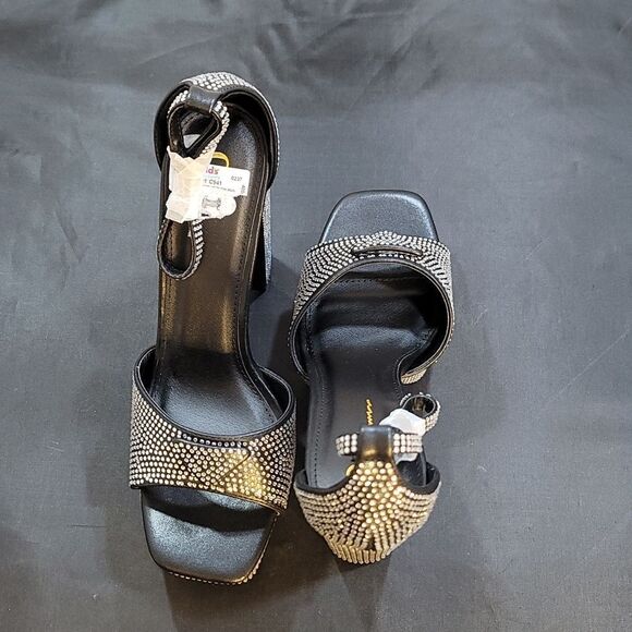 BRAND NEW OLIVIA JOHNSON CHUNKY PLATFORM ANKLE HIGH HEELED SANDALS - Picture 5 of 16